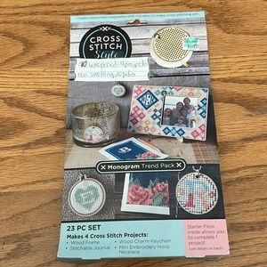 Cross Stitch Style 23 PC Set New